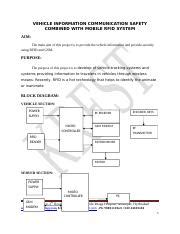 Vehicle Information Communication Safety Combined with Mobile 